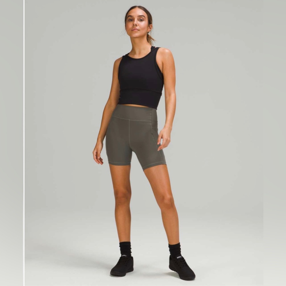 Invigorate high rise shorts, 6” inseam